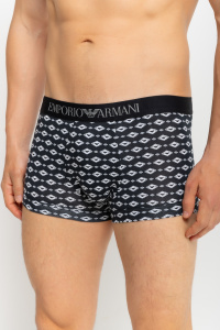 Комплект мужских трусов-боксеров EMPORIO ARMANI (2шт) (Eagle Rombhus Print/Black 33121)