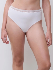 Женские трусы-слипы высокие CHANTELLE Cosy Chic (Белый)