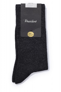 Мужские носки PRESIDENT winter (Темный-Серый)