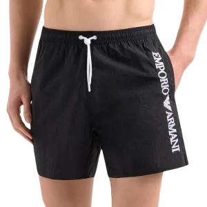 Мужские пляжные шорты EMPORIO ARMANI (Black 00020)