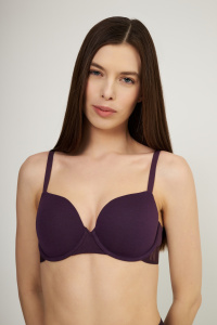 Бюстгальтер с плотной чашкой DKNY Cozy Boyfriend (Сливовый)