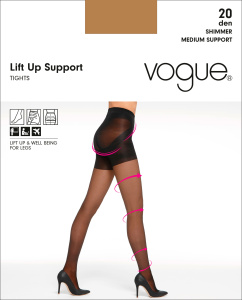 Колготки VOGUE Lift up support 20 (Suntan)