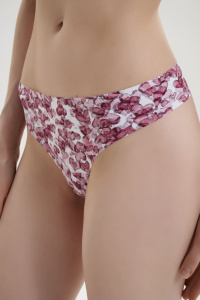 Женские трусы-стринги DKNY Litewear (Белый-Розовый)