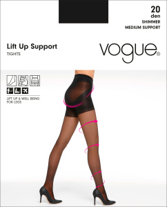 Колготки VOGUE Lift up support 20 (Black)