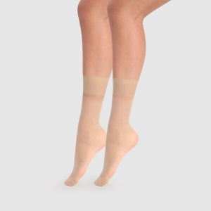 Комплект женских носков DIM My Easy 20 (2 пары) (Телесный)