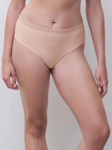 Женские трусы-слипы высокие CHANTELLE Cosy Chic (Бежевый)