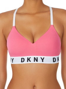 Бюстгальтер-топ с плотной чашкой DKNY Cozy Boyfriend (Розовый)