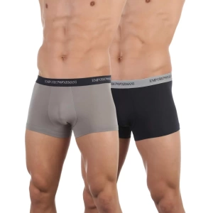 Комплект мужских трусов-боксеров EMPORIO ARMANI (2шт) (Grigio/Marine 13742)