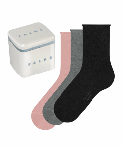 Носки женские FALKE Happy Box (3 пары) (Белый)