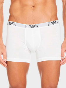 Комплект мужских трусов-боксеров EMPORIO ARMANI (2шт) (Bianco/Bianco 04710)