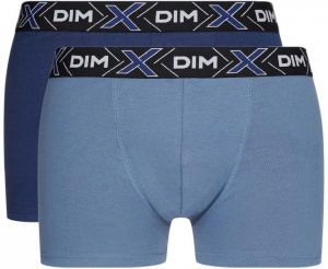 Комплект мужских трусов-боксеров DIM X-Temp (2шт) (Джинсовый/Синий)