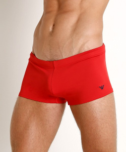 Мужские плавки-боксеры EMPORIO ARMANI (Rosso 00074)