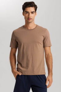Мужская футболка HANRO Living Shirts (Бежевый)