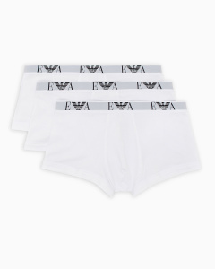 Комплект мужских трусов-боксеров EMPORIO ARMANI (3шт) (Bianco/Bianco/Bianco 16510)