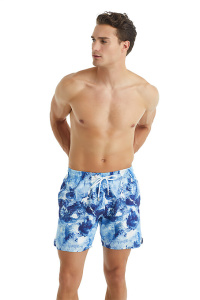 Мужские пляжные шорты BLACKSPADE (Голубой)
