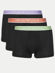 Комплект мужских трусов-боксеров EMPORIO ARMANI (3шт) (Black/Black/Black mc061)