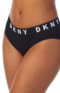 Женские трусы-слипы высокие DKNY Cozy Boyfriend (Черный)