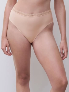 Женские трусы-слипы высокие CHANTELLE Cosy Chic (Бежевый)
