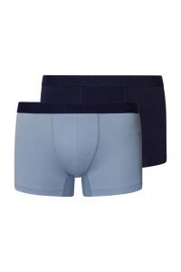 Комплект мужских трусов-боксеров HANRO Cotton Essentials (2шт) (Голубой-Синий)