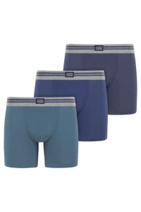 Комплект мужских трусов-боксеров JOCKEY Cotton Stretch (3шт) (Синий)