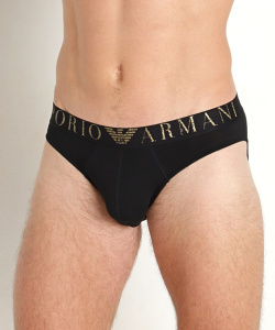Мужские трусы-слипы EMPORIO ARMANI (Black 00020)