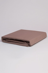 Простыня на резинке из трикотажа GERMAN GRASS Jersey Taupe Grass (Светло-коричневый)