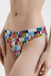 Женские трусы-стринги DKNY Litewear Cut Anywear (Разноцветный)