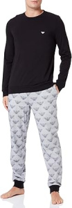 Мужская пижама EMPORIO ARMANI (Eagle Print/Black 12511)