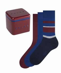 Носки мужские FALKE Happy Box (3 пары) (Многоцветный)