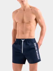 Мужские пляжные шорты EMPORIO ARMANI (Navy Blue 06935)