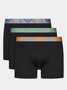 Комплект мужских трусов-боксеров EMPORIO ARMANI (3шт) (Black/Black/Black 29821)
