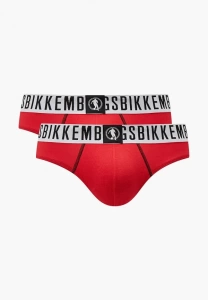 Комплект мужских трусов-слипов BIKKEMBERGS Fashion Pupino (2шт) (Красный)