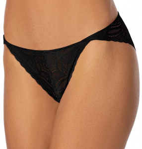Женские трусы-слипы DKNY Deco lace (Черный)
