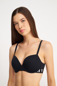 Бюстгальтер с плотной чашкой DKNY Cozy Boyfriend (Черный)