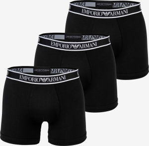 Комплект мужских трусов-боксеров EMPORIO ARMANI (3шт) (Black/Black/Black 21320)
