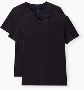 Комплект мужских футболок DIM X-Temp (2шт) (Черный/Черный)