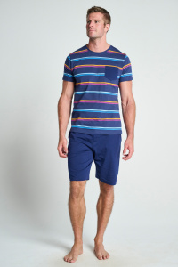 Мужская пижама JOCKEY Cotton Nautical Stripe (Серый)