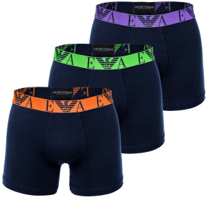 Комплект мужских трусов-боксеров EMPORIO ARMANI (3шт) (Marine/Marine/Marine 70435)
