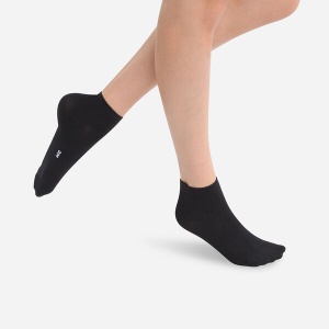 Комплект женских носков DIM Skin (2 пары) (Черный)