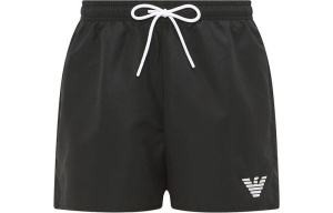 Мужские пляжные шорты EMPORIO ARMANI (Black 00020)