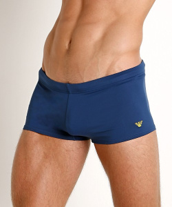 Мужские плавки-боксеры EMPORIO ARMANI (Blu Washed 15734)