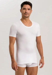 Мужская футболка HANRO Cotton Superior (Белый)