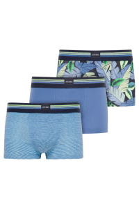 Комплект мужских трусов-боксеров JOCKEY Cotton Stretch (3шт) (Голубой)