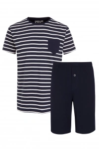 Мужская пижама JOCKEY Cotton Nautical Stripe (Синий)
