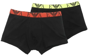 Комплект мужских трусов-боксеров EMPORIO ARMANI (2шт) (Black/Black 07320)
