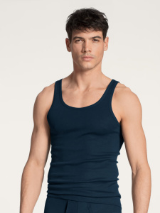 Мужская майка CALIDA Twisted Cotton (Синий)