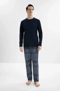 Мужская пижама EMPORIO ARMANI (Armani Blue/Ea Lettering Horizontal mb310)