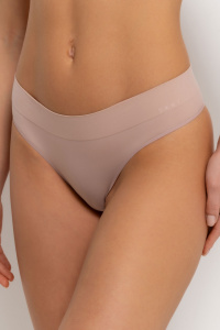 Женские трусы-стринги DKNY Seamless Litewear (Бежевый)