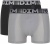Комплект мужских трусов-боксеров DIM 3D Flex Air (2шт) (Черный/Серый)