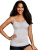Женская майка MAIDENFORM Cotton Stretch Cami (Серый)